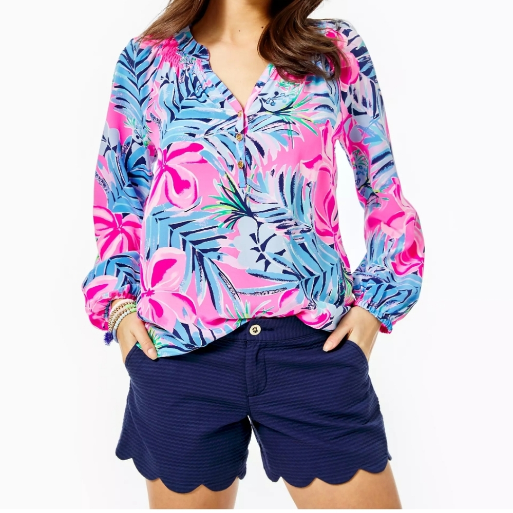 Lilly pulitzer buttercup shorts Navy 12 New